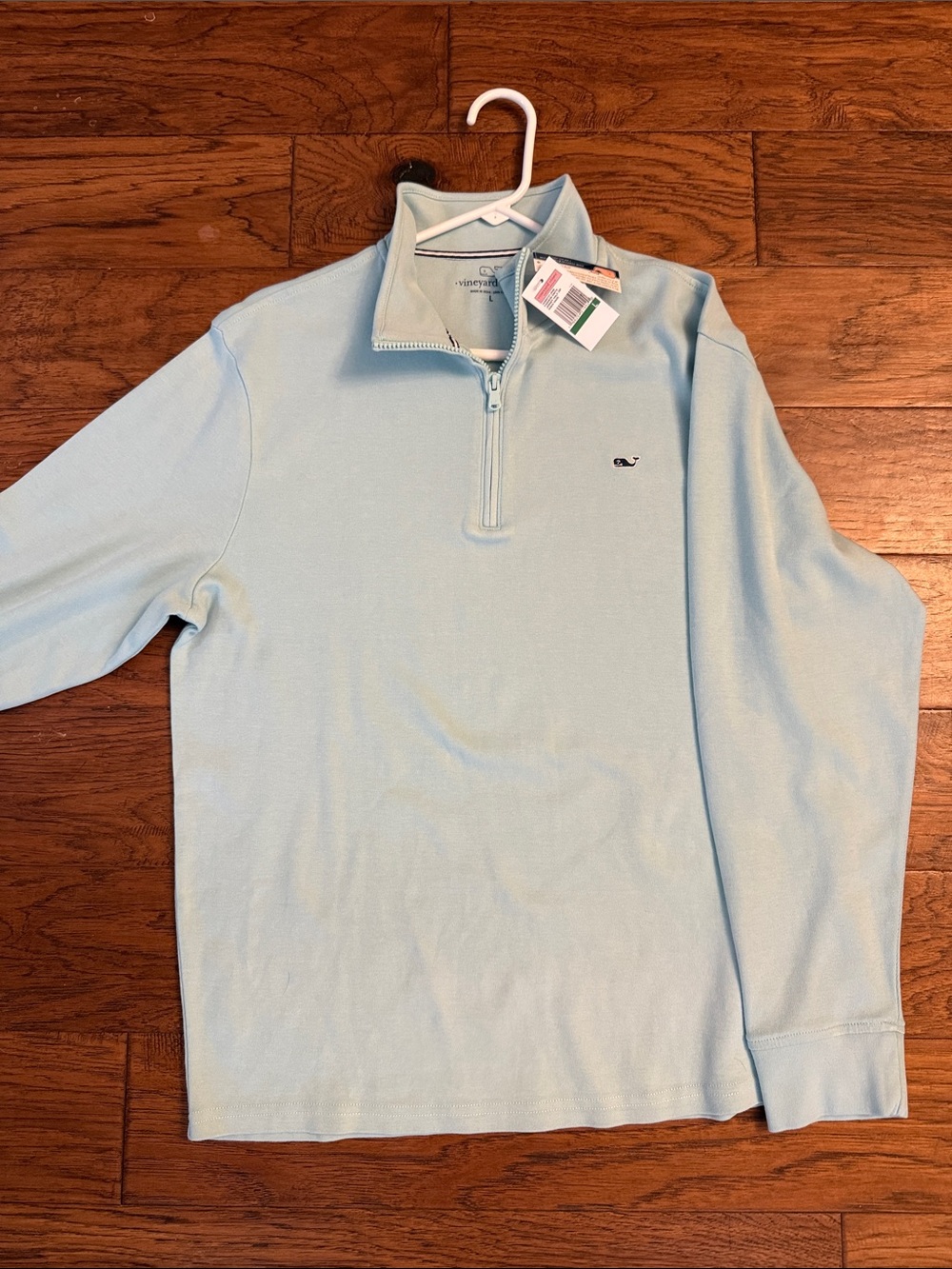 Men's Aqua Haze Quarter-Zip  - Vineyard Vines NWT Size L